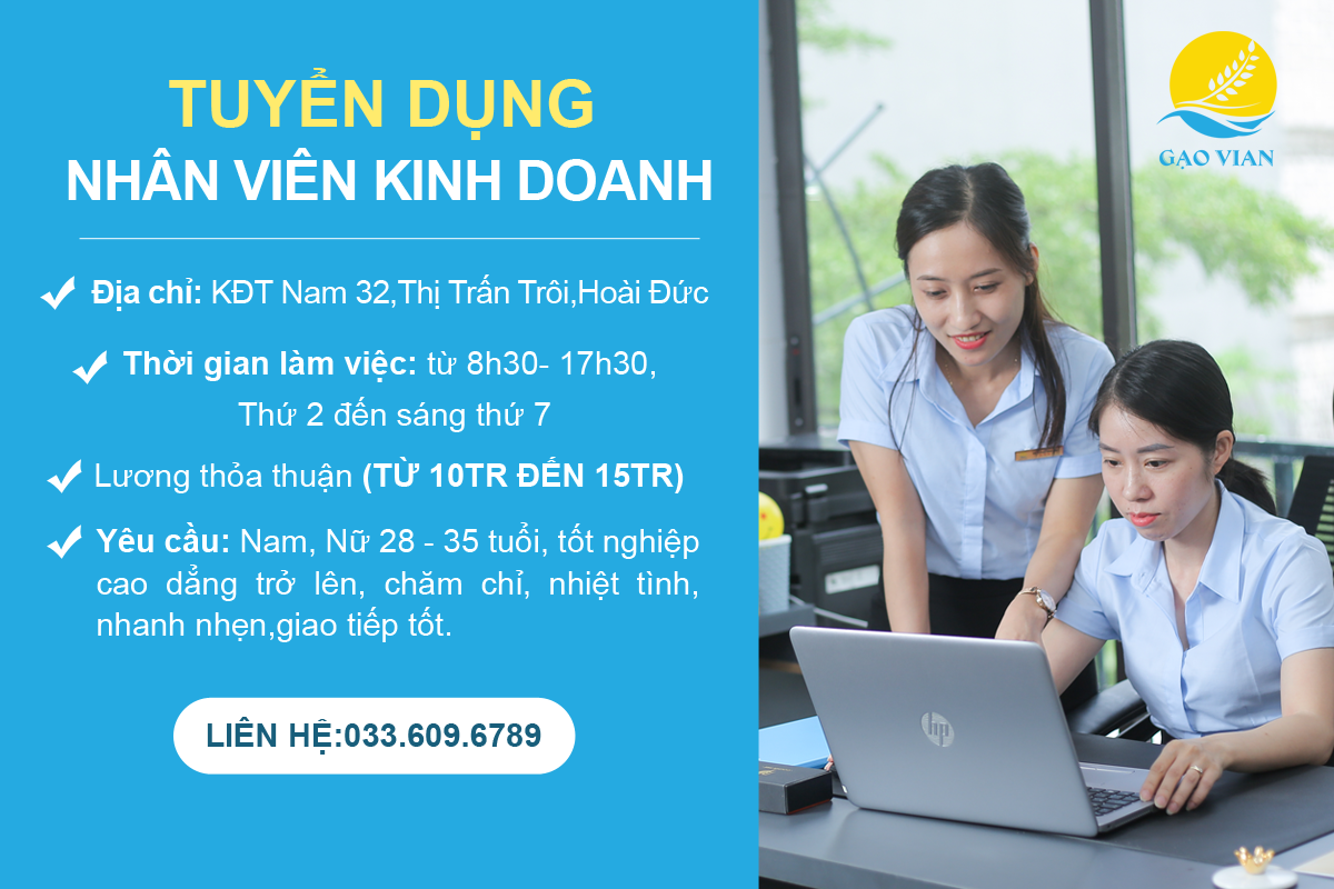 CÔNG TY CỔ PHẦN ĐẦU TƯ PA TUYỂN DỤNG VỊ TRÍ NHÂN VIÊN KINH DOANH